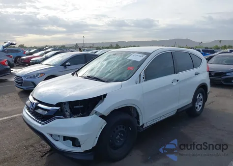 2016 Honda Cr-V Lx z USA, uszkodzony, nr VIN 5J6RM3H35GL030562